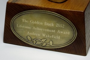 Inscription on the Golden Duck